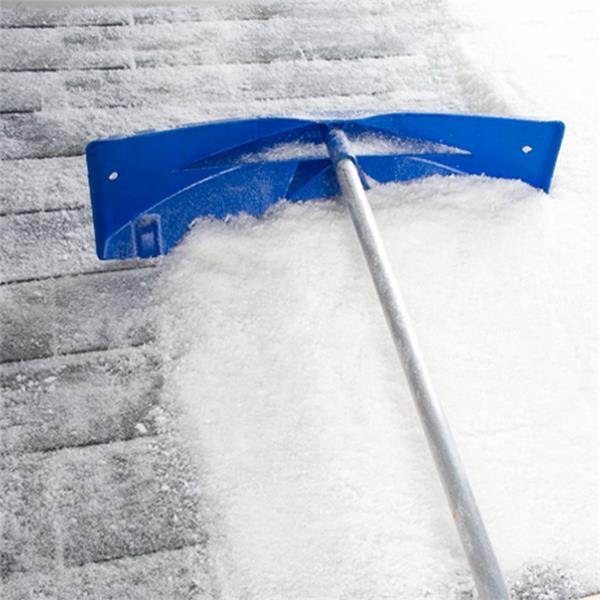 MARSHALLTOWN SnowRake! Deluxe 20 clearing snow from a roof