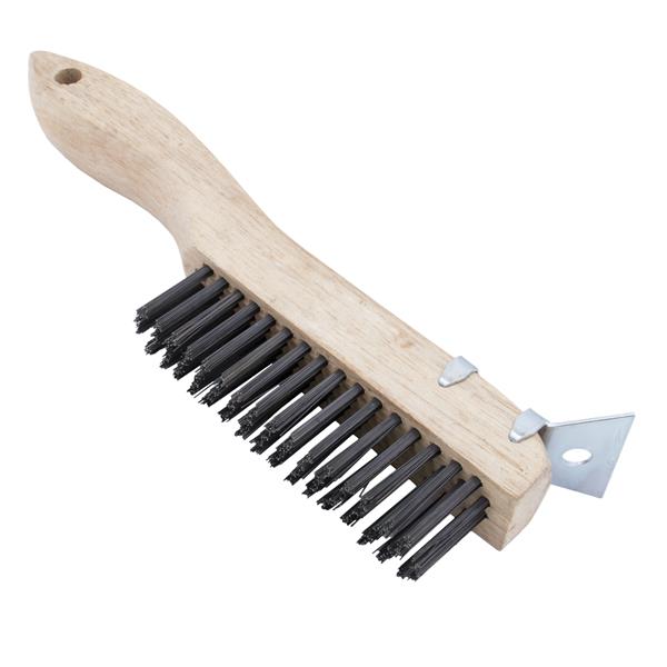 MARSHALLTOWN carbon steel brush with handle and scraper