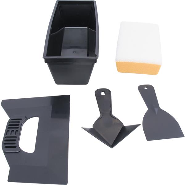 MARSHALLTOWN QLT drywall kit with various tools and accessories