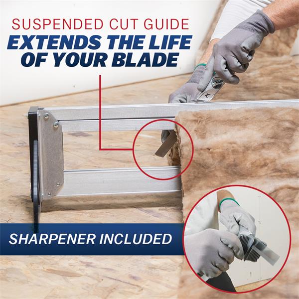 Bullet Tools CenterFire Shut-N-Cut with suspended cut guide and sharpener included.