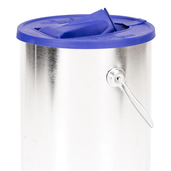 MARSHALLTOWN 1 Gallon Pour Lid on a paint bucket, folded flat