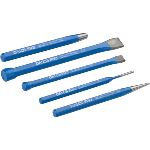 5 Piece Punch & Chisel Kit