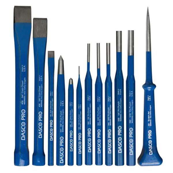 12 Piece Punch & Chisel Kit