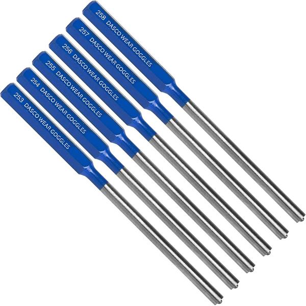 6 Piece Roll Pin Punch Kit