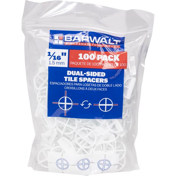 Package of BARWALT dual-sided tile spacers, 100 pack