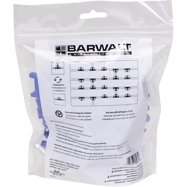 BARWALT dual-sided tile spacers package