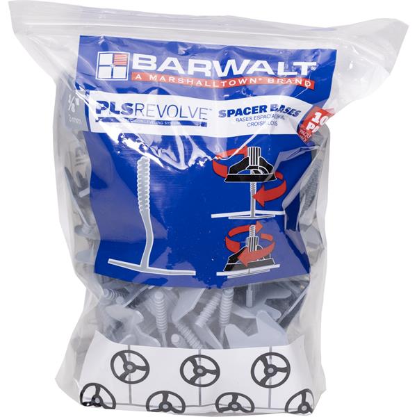 Pack of BARWALT PLS Revolve Tile Leveling System spacer bases