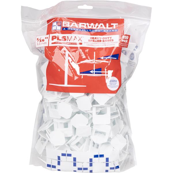 Bag of BARWALT PLS Max Tile Leveling System Spacer Bases