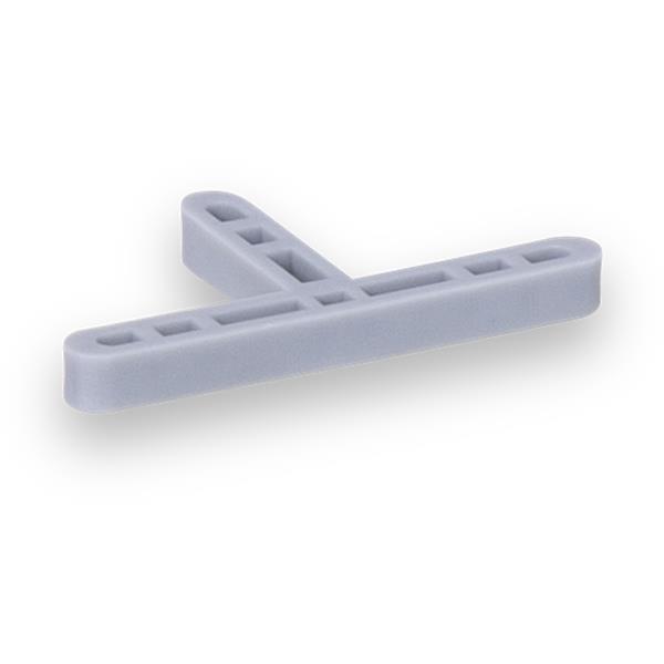 BARWALT Precision Leave-In Tile Spacer with a cross shape and uniform thickness.