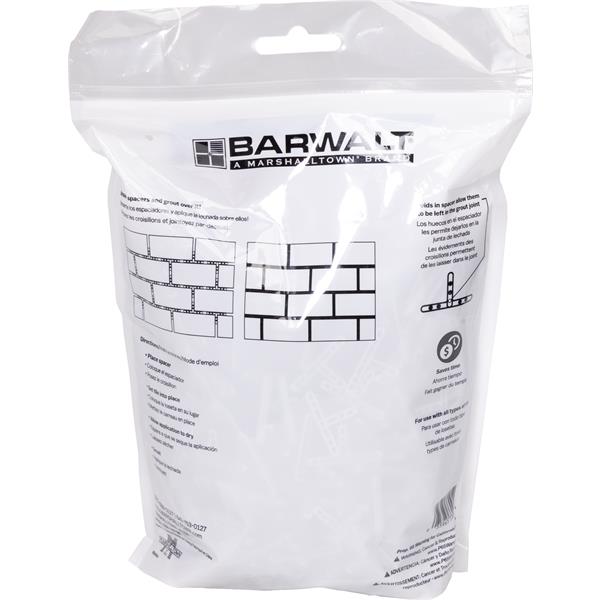 Package of Barwalt precision leave-in tile spacers