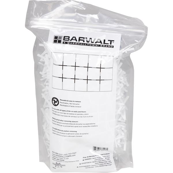 Package of BARWALT precision tile spacers