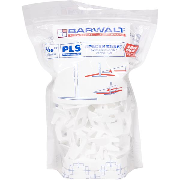 Bag of BARWALT PLS™ tile leveling system spacers