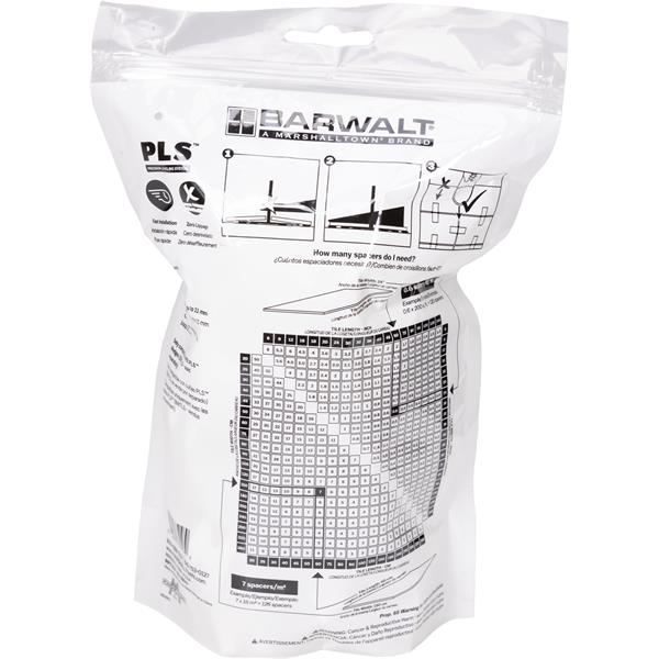 Front view of BARWALT PLS Tile Leveling System in packaging