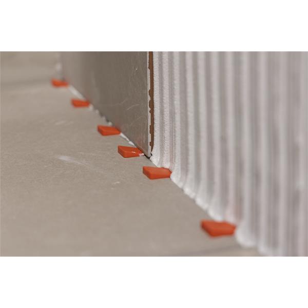 BARWALT Super Tile Wedges placed between tiles for spacing