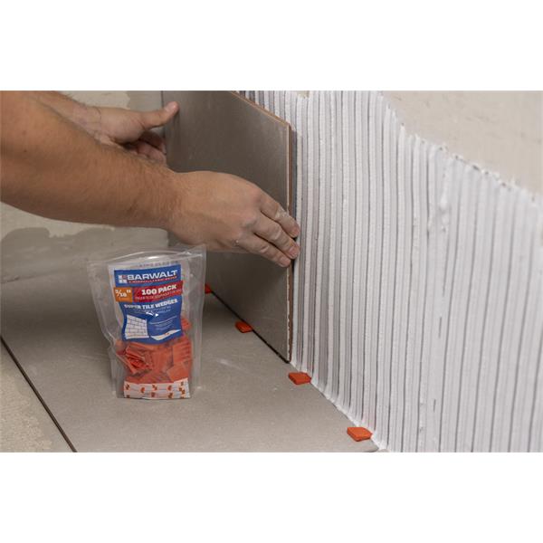 Using BARWALT Super Tile Wedges for precise tile installation