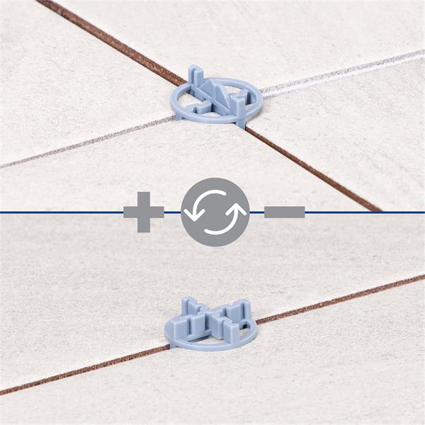 BARWALT dual-sided tile spacers for even tile spacing