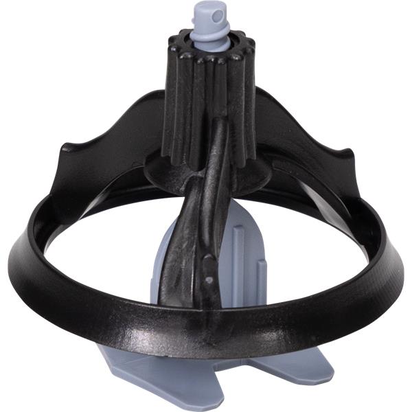 BARWALT PLS Revolve Tile Leveling System component with a black circular design and adjustable blue insert.